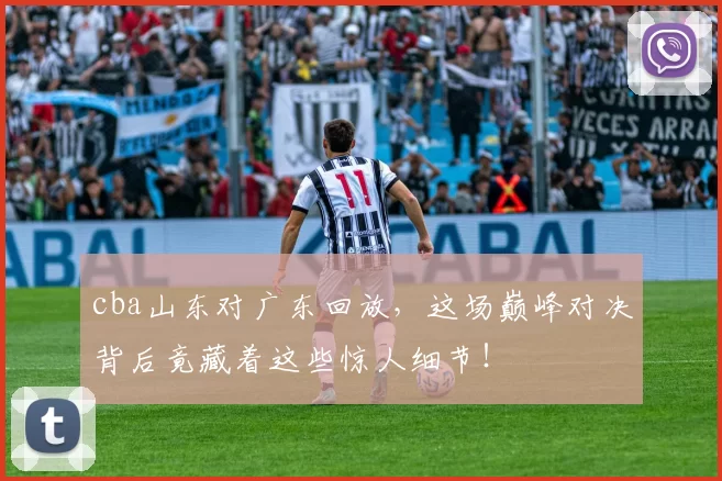 cba山东对广东回放，这场巅峰对决背后竟藏着这些惊人细节！